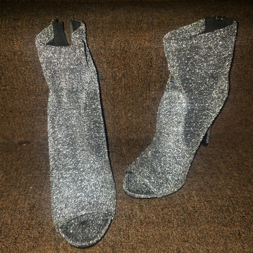 Guess Silver Booties